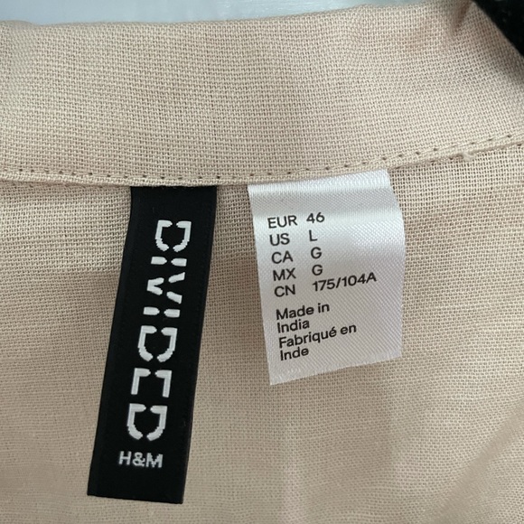 H&M Crop Shirt in beige - Picture 9 of 9